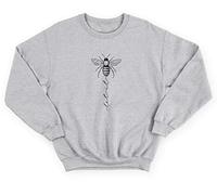 Sanfran Clothing Let It Bee Top Funny Cute Bohemian Boho Save The Bees Mother Nature Jumper Sweater 3XL / Light Grey