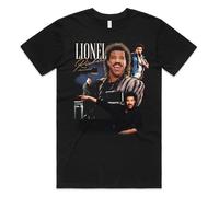 Sanfran Clothing Lionel Richie Homage Top Funny 90's Hello is It Me You're Looking for T-Shirt Tee 5XL / Black