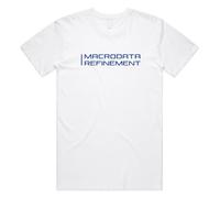 Sanfran Clothing Macrodata Refinement Severance Top Retro Vintage 90's Minimalist TV Show Gift for Him Her T-Shirt Tee Extra Large/White