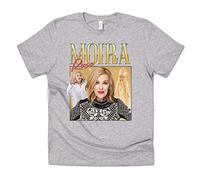 Sanfran Clothing Moira Rose Homage Top Funny US Schitt's Retro Vintage 90's T-Shirt Extra Large/Light Grey