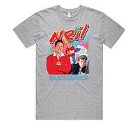 Sanfran Clothing Neil Buchanan Homage Top Art Attack Kids TV Show Retro 90s Nostalgic Funny T-Shirt Extra Large/Light Grey
