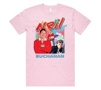 Sanfran Clothing Neil Buchanan Homage Top Art Attack Kids TV Show Retro 90s Nostalgic Funny T-Shirt Medium/Light Pink