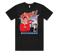 Sanfran Clothing Neil Buchanan Homage Top Art Attack Kids TV Show Retro 90s Nostalgic Funny T-Shirt Extra Large/Black