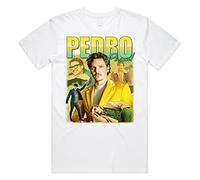 Sanfran Clothing Pedro Pascal Homage Top Movie Icon Retro 90's Actor Gift Unisex T-Shirt Extra Large/White