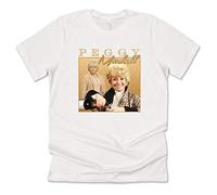 Sanfran Clothing Peggy Mitchell Homage T-Shirt Tee Phil Funny UK TV Legend Icon Retro Gift Tribute Medium/White