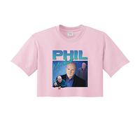 Sanfran Clothing Phil Mitchell Homage Top Funny UK Tribute Gift TV Fan 90's Legend Crop Top Shirt Extra Large/Light Pink