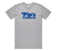 Sanfran Clothing Pip's Bar & Grill Severance Top Grille Severeds Welcome Diner Retro Vintage TV Show Gift for Him Her T-Shirt Tee Extra Large/Light Grey