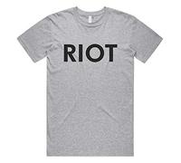 Sanfran Clothing RIOT Top Protest Feminist Feminism Mac Always Sunny Trump Funny T-Shirt Extra Large/Light Grey