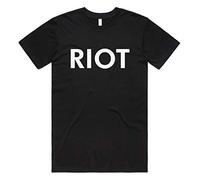 Sanfran Clothing RIOT Top Protest Feminist Feminism Mac Always Sunny Trump Funny T-Shirt XXL/Black