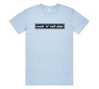 Sanfran Clothing Rock 'n' Roll Star Top Britpop UK 90s 00s Merch Tour Rock Band 2025 Sunshine Going Unisex T-Shirt Tee Medium/Light Blue