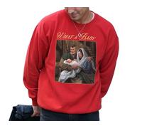 Sanfran Clothing Roy Keane What A Big Baby Christmas Jumper Funny Football Festive Footballer Pundit Manchester Ugly Xmas Gift Party Sweater Sweatshirt Large/Red