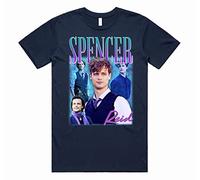 Sanfran Clothing Spencer Reid Homage Top Film Movie Retro 90's Actor Gift Unisex T-Shirt 5XL / Navy Blue
