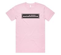 Sanfran Clothing Sunshiiine Top Britpop UK 90s 00s Merch Tour Rock Band 2025 Sunshine Going She's Electric Unisex T-Shirt Tee Extra Large/Pink