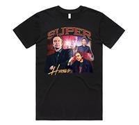 Sanfran Clothing Super Hans Homage Top Funny Mark Corrigan Gift Mens Womens T-Shirt Extra Large/Black