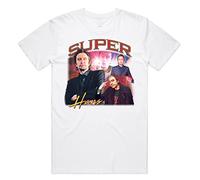 Sanfran Clothing Super Hans Homage Top Funny Mark Corrigan Gift Mens Womens T-Shirt Large/White