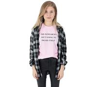 Sanfran Clothing The Patriarchy Isn't Going to Smash Itself Top Slogan Feminist Feminism T-Shirt Large/Light Pink