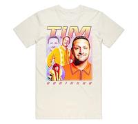 Sanfran Clothing Tim Robinson Homage Top Comedy Comedian Gift Adult Unisex USA America T-Shirt Large/Natural