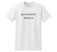 Sanfran - Dangerous Women Top Grande Tour Sweetener Thank U Next Cute Fangirl T-Shirt - Small/White