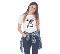 Sanfran - Mother of The Bride Top Wedding Hen Do to Be Party Bridesmaid Bridal Shower Gift T-Shirt - Large/White
