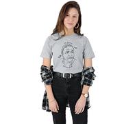 Sanfran - Sir David Atten-bae Top Tumblr 90's Retro Vintage Attenborough Bae T-Shirt - Large/Light Grey