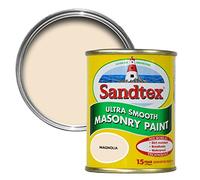 Sandtex Ultra Smooth Magnolia Masonry Paint, 150Ml Tester Pot