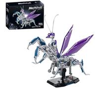 SANFUNET Mechanical Spider Building Block Set, 944 PCS Mechshell Building Kit, Sci-Fi Cyborg Insect Model with Web & Display Stand, Collectible Construction Toy for Teens & Adults
