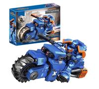 SANFUNET Motorcycle Building Blocks Set, 2441 PCS Warhammer 40K Space Marine Brick Model, MOC Building Kit Toy, Collectible Construction Kit for Adults