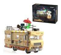 SANFUNET Post Apocalyptic RV Building Block Set, Detailed Survival Camper Van Model with Decor Accessories, Collectible Construction Toy for Teens & Adults