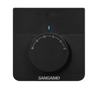 Sangamo Choice Plus Electronic Room Thermostat - Black