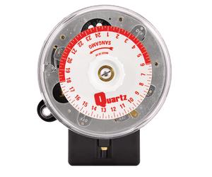 Sangamo Q554.2 Round Pattern Standard 3 Pin Time Switch, 2 On/Off with Battery Back Up