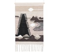 Beliani Fabric Wall Hanging SANGAR Cotton 84 cm Multicolour, Black