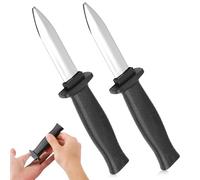 Sangcca 2 PCS Disappearing Dagger Knife, Fake Knife, Magic Tricks Prop for Kids Adults Fool's Day Party Favor, Halloween Plastic Retractable Dagger Prop, Plastic Blade Pranks