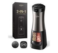 Sangcon 2 in 1 Electric Salt and Pepper Grinder Set Shakers