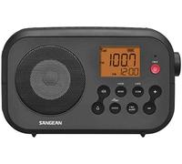 Sangean PR-D12 Am/FM NOAA Weather Alert Digital Tuning Portable Radio, Black