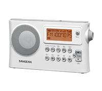 Sangean PR-D14 AM/FM-RDS Portable Receiver with USB-White