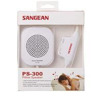 Sangean PS-300 Pillow Speaker with In-line Volume Control and Amplifier (White)