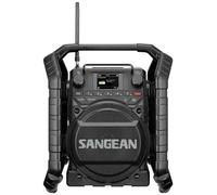 Sangean U-4X Construction Site Radio DAB+, FM Bluetooth, USB, AUX, NFC Rechargeable, Waterproof, Shockproof, Dustproof, NFC