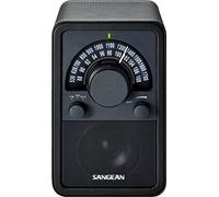 Sangean WR-15 Portable Analog Black - radios (3.5 mm, Portable, Analog, Analog, AM, FM, MW, DC)
