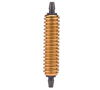 Sangeponiang Aluminum Alloy Back Pressure Cooler, For RC Car Buggy Truck, High Efficiency Cooling System, Fit 1/8 1/10 Nitro Model, Lightweight Heat Dissipation Upgrade, Durable Pe (Golden)
