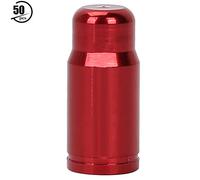 Sangeponiang Bike Tire Valve Caps, For Presta Valve, 50pcs Aluminum Alloy Anodized Caps, Anti Dust Cover, Lightweight Durable, Secure Fit, Universal Replacement, Weather Resistant, (Red)