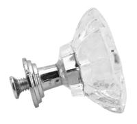 Sangeponiang Cabinet Knobs, for Acrylic Door Handles, European Style Crystal Pulls, Drawer Knobs, for Single Hole Drawer Pulls, 5PCS Set, Modern Decorative Hardware (B flower)