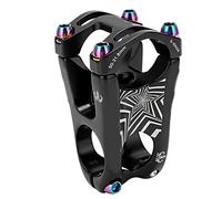 Sangeponiang for Bicycle Stem, Aluminium Alloy, 50mm Length, for Mountain Bike, for XC AM, for 31.8mm Handlebar, Lightweight Design, Durable Construction, Enhanced Control (Black)