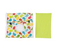 Sangeponiang For Parrot Triangle Nest, Warm Bird Hammock, Thicken Hanging Bed, Winter Pet Nest, Cozy Sleeping Bag, Cage Accessories For Small Medium Birds (Thick and large size)