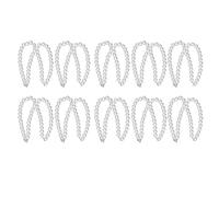 Sangeponiang for Pearl, 10pcs Bag Chain, Polishing Process, for Phone Case Shoes Keychain (XKspck)