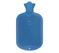 Sanger Blue 2 Litre Natural Rubber Hot Water Bottle Ribbed One Side Bed Warmer