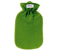 Sanger Hot Water Bottle with Fleece Cover, 2L (Green)