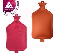 Sanger Rubber Hot Water Bottle with Hanging Hook Top & Bottom│Red/Orange│3 L│1pk