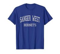 Sanger West High School HS Fresno CA Retro Sports T-Shirt