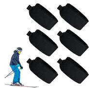 Sangles De Ski - 6 Pièces Accessoires Ajustables Rembourrés De Ski, Attaches De Et Porte-Snowboard Hommes, Crochet Boucle Fixation | Kit Pour Protection Transport Voyage Extérieur Skieurs Femmes