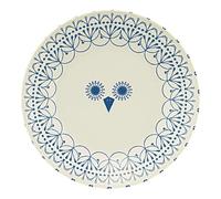 Sango Toki Mikke Peekaboo Animal Design Japanese Ceramic Plate - Lion Ø17cm | H3cm (Set of 4) Playful Artisan Side Plates for Snacks or Sweet | Import from Japan | Microwave & Dishwasher Safe (Owl)